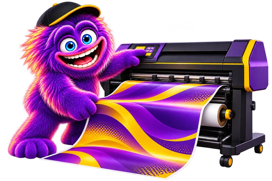 Mascote ADN — Grande formato